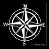 10 PCS Car Compass Pattern Random Decorative Sticker White