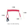 2 PCS Universal Ship Out-Of-Fire Switch Safety Rope Boot Machine Motorboat Emergency Exterior Switch Rope(Red)