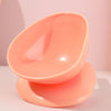 Tilted Cat & Dog Bowl, Pink, 15° Raised, Anti-Spill, Neck Protection