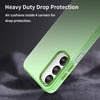 For Samsung Galaxy A16 4G Frosted Translucent TPU Hybrid PC Full Coverage Phone Case(Green)