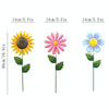 3pcs / Set Outdoor Lawn Patio Decoration Iron Flower Inserts