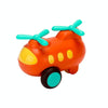 Children Cartoon Fell-Resistant Mini Inertial Pull Back Toy Car(Transport Aircraft)