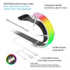 AOSOR AL300 Computer Glow Line ARGB Neon Cable Motherboard Chassis Light Strip Light Board Decoration(Black)