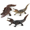 3 PCS / Set  Simulation Crocodile Model PVC Wild Animal Static Decoration Toy