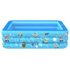 Household Indoor and Outdoor Aerospace Pattern Baby Square Inflatable Swimming Pool, Size:120 x 85 x 35cm