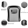 Wall Mounted Key Safe Box - Black - 10,000 Combinations