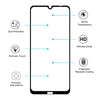 For REDMI Note 8T 2 PCS ENKAY Hat-prince Full Glue 0.26mm 9H 2.5D Tempered Glass Full Coverage Film