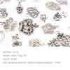 25 in 1 Tibetan Silver Bracelet Accessories Exquisite Crown Pendant Set