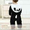 Babies Cartoon Animal Shape Flannel Jumpsuit Romper, Size:90CM(Pink Rabbit)