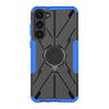 For Samsung Galaxy S23+ 5G Armor Bear Shockproof PC + TPU Phone Case with Ring(Blue)