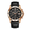 OCHSTIN 6068A Multifunctional Quartz Waterproof Luminous Men Watch(Rose Gold+Black)