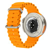 K9 Ultra Pro 1.39 inch Silicone Band IP67 Waterproof Smart Watch Support Bluetooth Call / NFC(Orange)