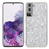For Samsung Galaxy S25+ 5G Glitter Powder Shockproof TPU Phone Case(Silver)