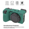 For Sony ILCE-6700 / A6700 Litchi Texture Soft Silicone Protective Case(Green)