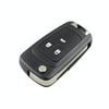 Opel 3 Button Flip Car Key Case Replacement Shell with Blade