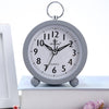 Office Home Round Alarm Clock Student Watch Gift(Grey)