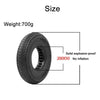 8 inch Hollow Solid Rubber Tire For Xiaomi Scooter, Color: Red
