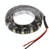 White 60 LED 5050 SMD Waterproof Flexible Car Strip Light, DC 12V, Length: 1m