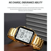 SKMEI 1888 Multifunctional Men 30M Waterproof Sports Stainless Steel Digital Wrist Watch(Gold)