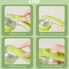 Silicone Pet Bath Brush with Shampoo Dispenser - Yellow