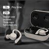 T20 TWS Bluetooth Hooks Wireless Sports Headphones with Charging Box IPX6 Waterproof Noise-cancelling Earphones(Gray)