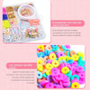 25 Grid 6mm Soft Ceramic Bead Flakes DIY Bracelet Necklace Making Materials