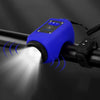 2 In 1 Bicycle Rechargeable Waterproof High Decibel Bell with Highlight Light(Blue)