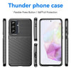 For Samsung Galaxy A56 5G Thunderbolt Shockproof TPU Phone Case(Black)