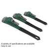 10 inch JiuTong Plastic Handle Heavy Duty Pipe Wrench Plumbing Pliers