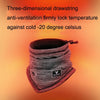 YIPINU YPU-5 Autumn/Winter Warm Bib Cycling Mask Thick Polar Fleece Scarf, Size: Free Code(Gray)