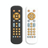 Baby Simulation TV Remote Control Music Toy with Light and Sound 3 Language Mode, Color: Black With Giraffe Silicon Cover