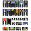 56pcs /Set Kids Traffic Signs Model Toy Mini Traffic Lights Road Signs(English A+B)