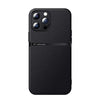 For iPhone 13 Pro Max Litchi Leather Magnetic Full Coverage Shockproof Phone Case(Black)