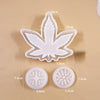 DIY Crystal Epoxy Mold Maple Leaf Ashtray Tooth Grinding Cigarette Grinding Combination Silicone Mold(Combination Set)
