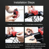 2 In 1 Bicycle Rechargeable Waterproof High Decibel Bell with Highlight Light(Red)