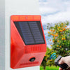 Solar Alarm, 129dB Wireless Siren, PIR Motion Sensor, Outdoor IP65