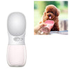Portable Pet Water Bottle 350ml, Leakproof, White