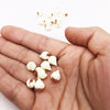 20 PCS / 2 Bags 1:12 Mini House Toy Simulation Garlic Kitchen Decoration(Off-white)