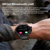 ET470 1.39 inch Color Screen Smart Watch Leather Strap, Support Bluetooth Call / ECG(Black)