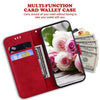 For Realme 13+ Global Butterfly Rose Embossed Leather Phone Case(Red)