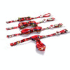 Christmas Red Plaid Bow Tie Dog/Cat Collar, S (17-30cm)