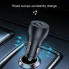 awei C-822 18W PD 8 Pin + 18W QC 3.0 USB Interface Car Charger(Black)
