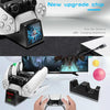 For PS5 SYP-1018 Gamepad Charging Bracket Dual Dock Charger with LED Indicator