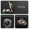 C40 Folding 3 in 1 MagSafe Magnetic Wireless Charger with LED Light(White)