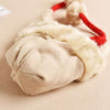Winter Plus Velvet Knitted Wool Hat Bomber Cap Flight Hat, Size:M (56-58cm)(Khaki)