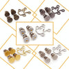 6 in 1 Nail-Free Detachable Button Jeans Waist Adjustment Buckle Set, Colour: 25mm (Bronze)