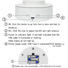 Intelligent Electric Roundabout 360 Degree Rotating Disc Table Live Shooting Video Props(Black)
