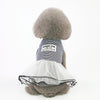 Breathable Dog Skirt, Black, XL (Small Dogs) - Summer Cotton