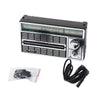 BAIJIALI BJL-1202AC Two Bands Retro Radio Portable Outdoor Large-capacity Storage Volume Speaker Player(Silver)