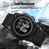 SKMEI 1895 Multifunctional Men Outdoor 50M Waterproof Luminous Digital Wrist Watch(Blue)